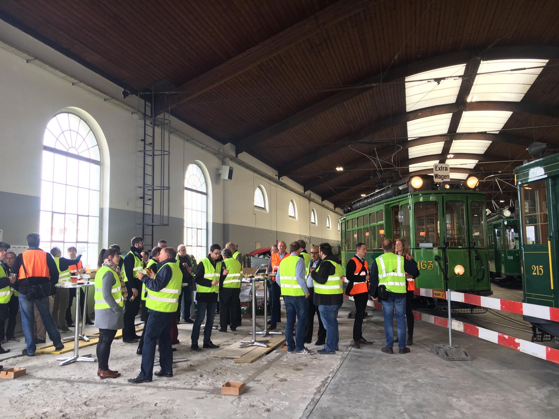 #caption3 Start der Bauarbeiten für das Basler Tram-Museum