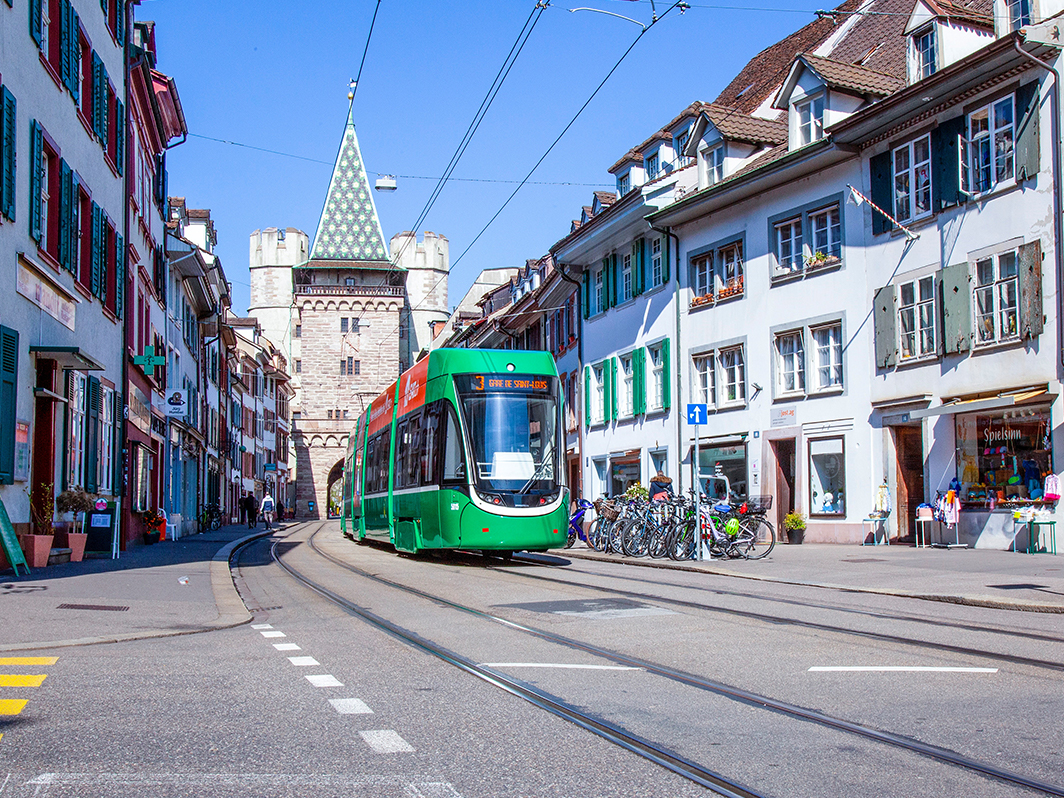 #caption0 Erneuerung Gleise Spalenvorstadt – Missionsstrasse – Burgfelderplatz