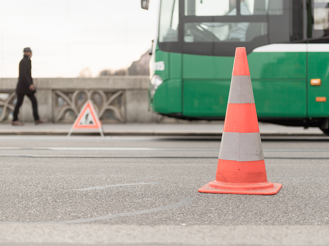 #caption2 Umleitung Buslinie 36: Bauarbeiten am Neuweilerplatz