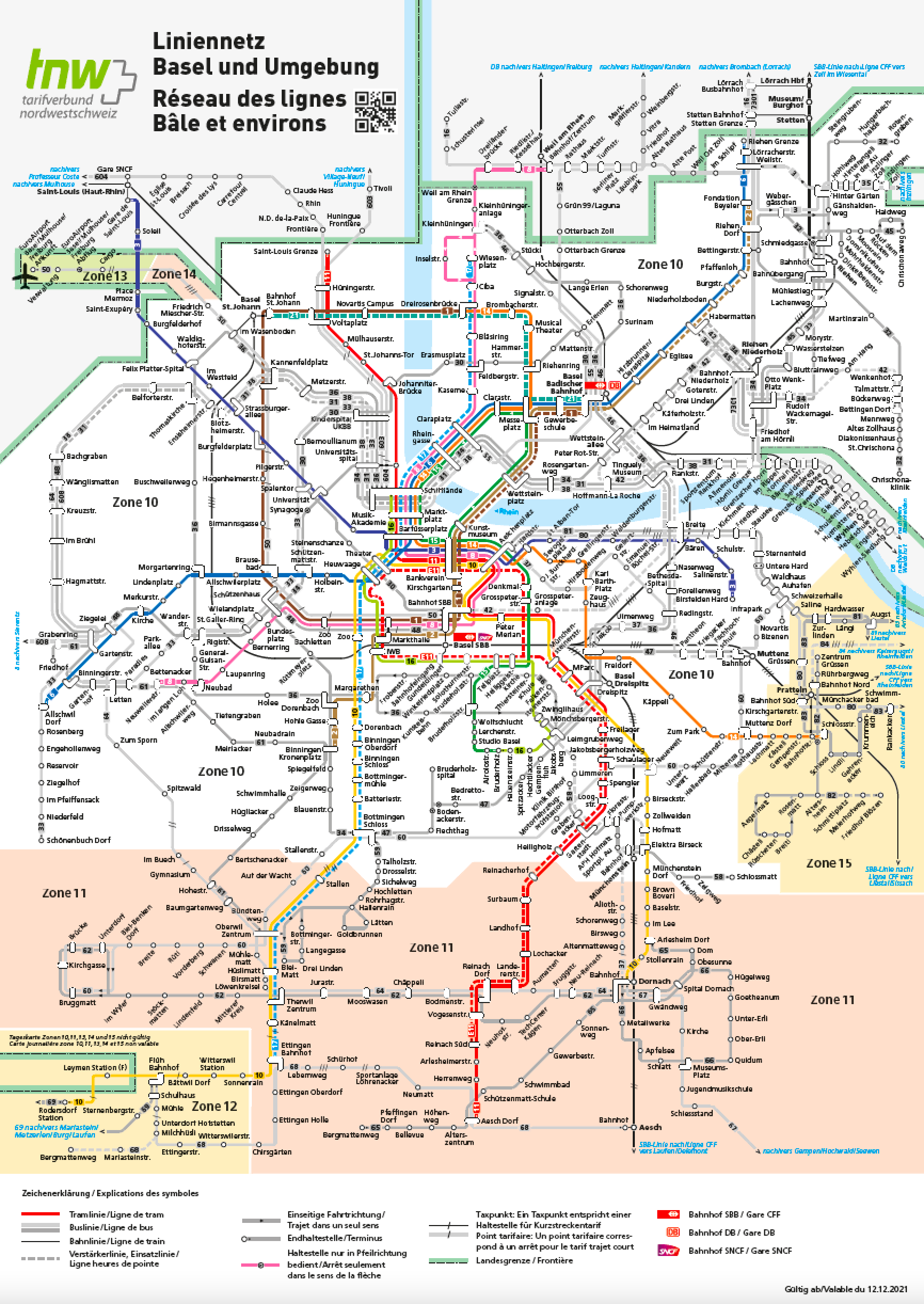 TNW Liniennetz 2022